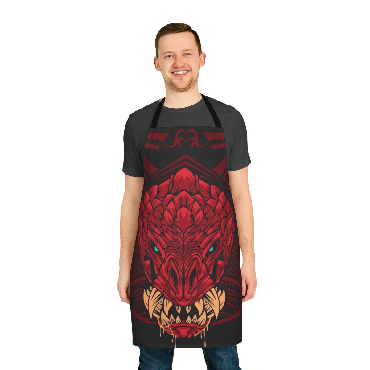 Odogaron-themed apron for Monster Hunter enthusiasts