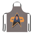 Star Trek: Deep Space Nine inspired apron featuring Dr. Bashir character