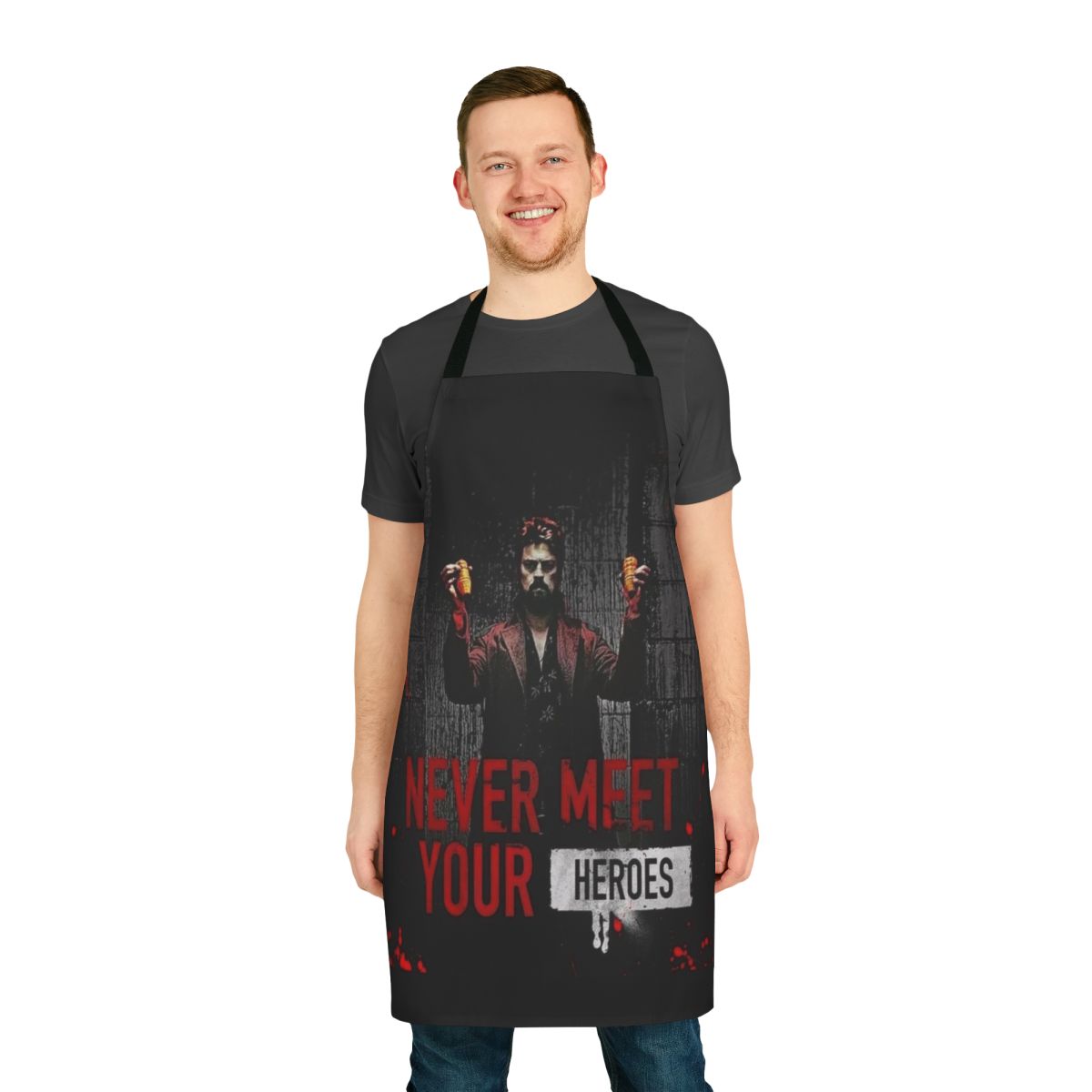 Apron featuring The Boys Season 2 theme and artwork