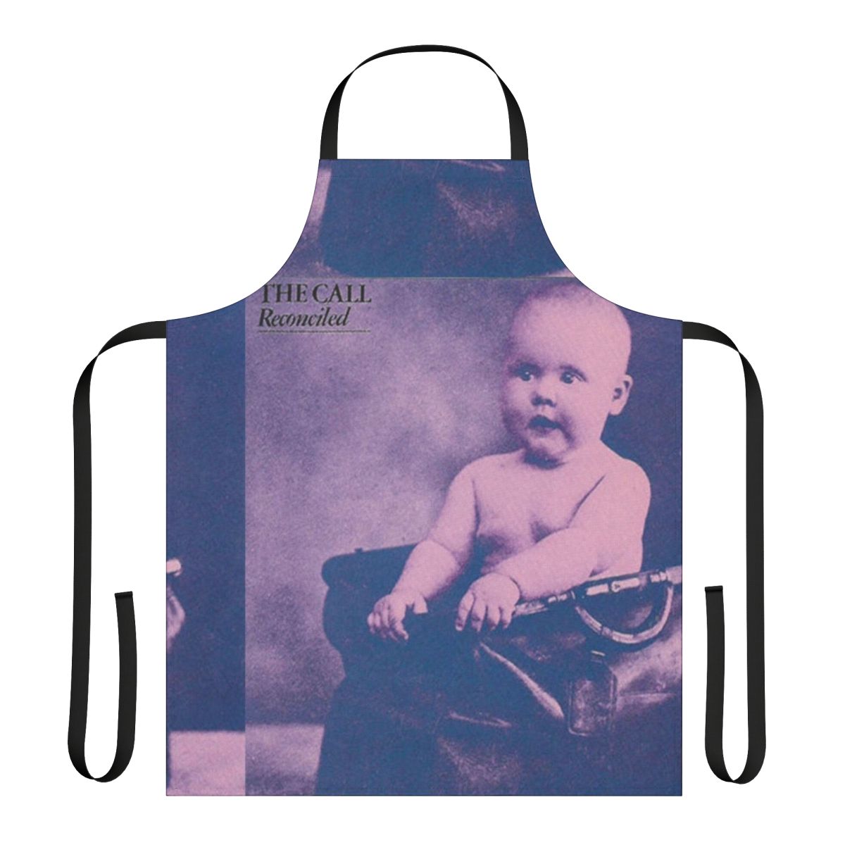 'The Call' inspired reconciled apron featuring the band's iconic imagery