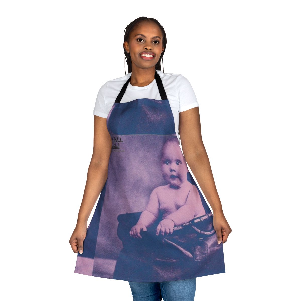 'The Call' inspired reconciled apron featuring the band's iconic imagery