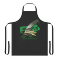 The Magnus Archives logo printed on a black apron