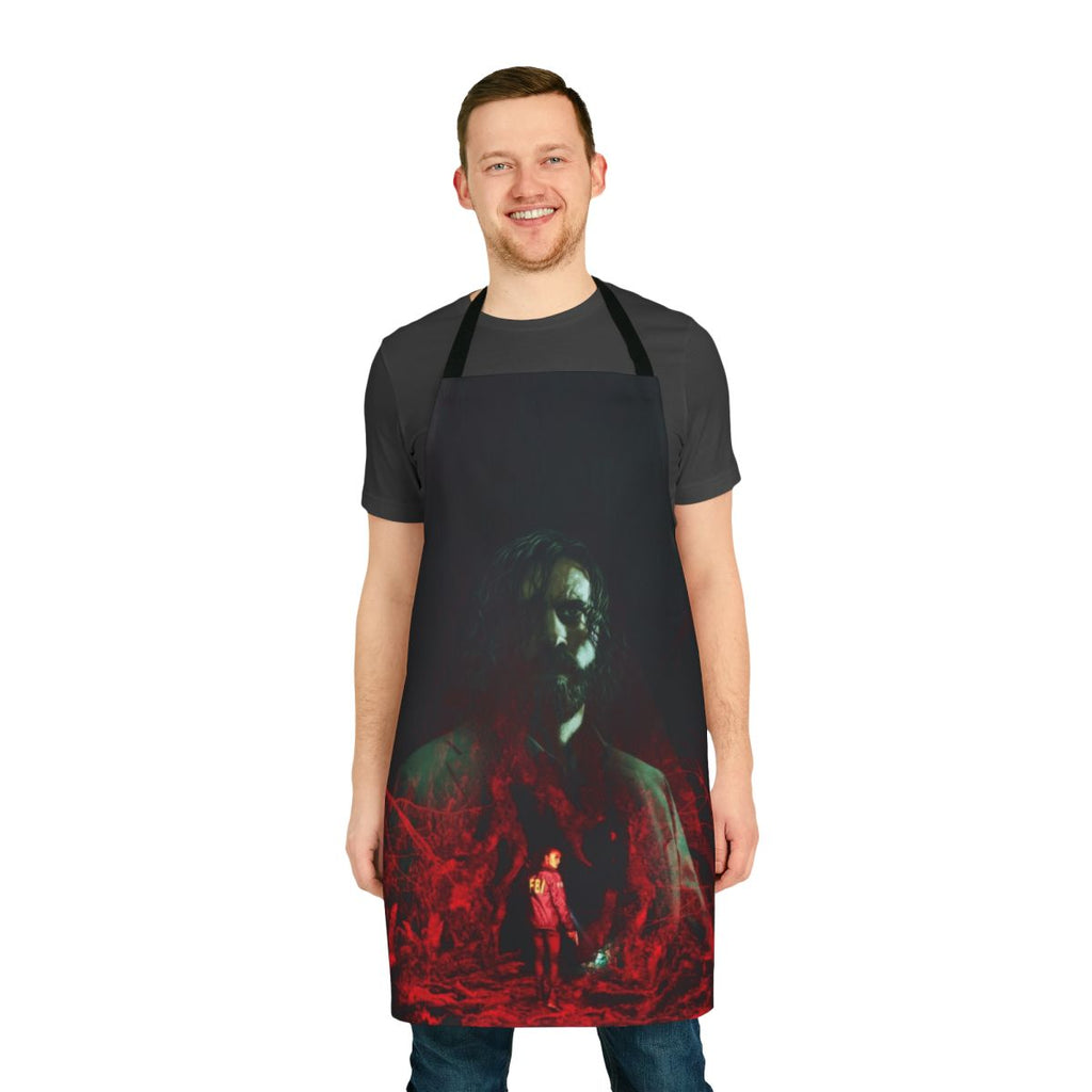 Officially licensed Alan Wake 2 inspired apron with video game fan art design