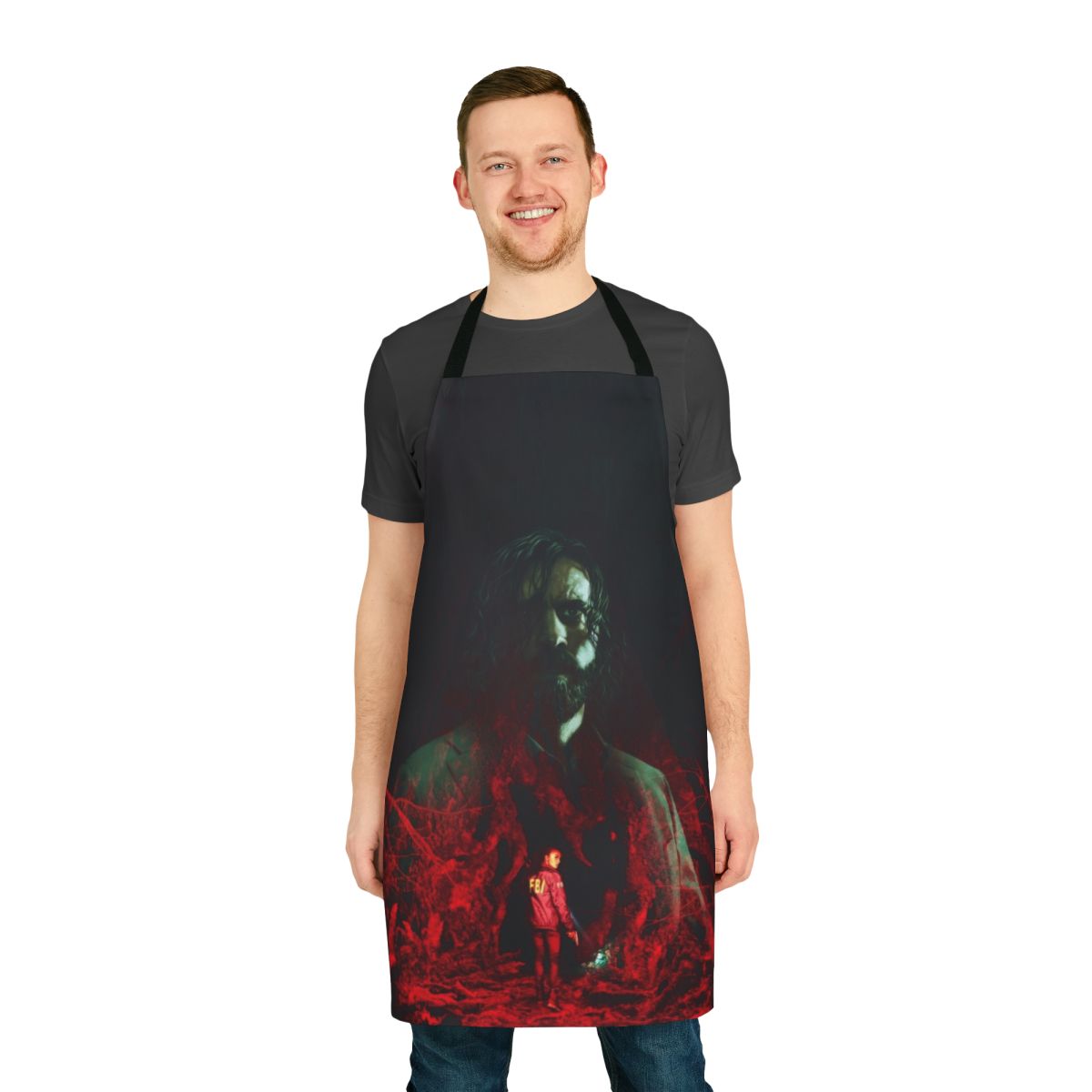 Officially licensed Alan Wake 2 inspired apron with video game fan art design
