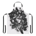 Mass Effect-inspired apron featuring characters from the popular video game franchise
