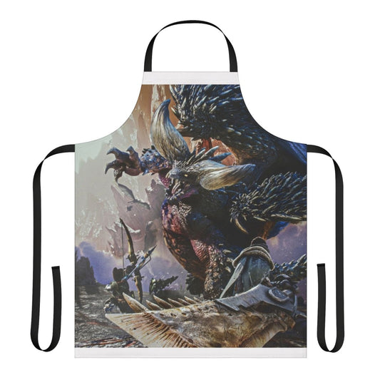 High-quality Monster Hunter themed apron for gamers and fans