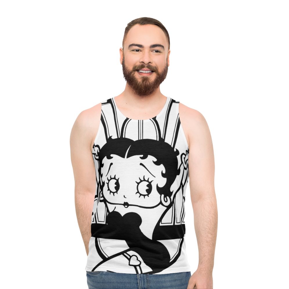 O H BETTY Unisex Cartoon Tank Top