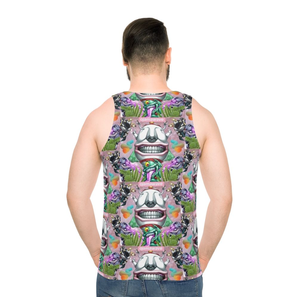 Ojama Wave Unisex Yugioh Vaporwave Aesthetic Tank Top