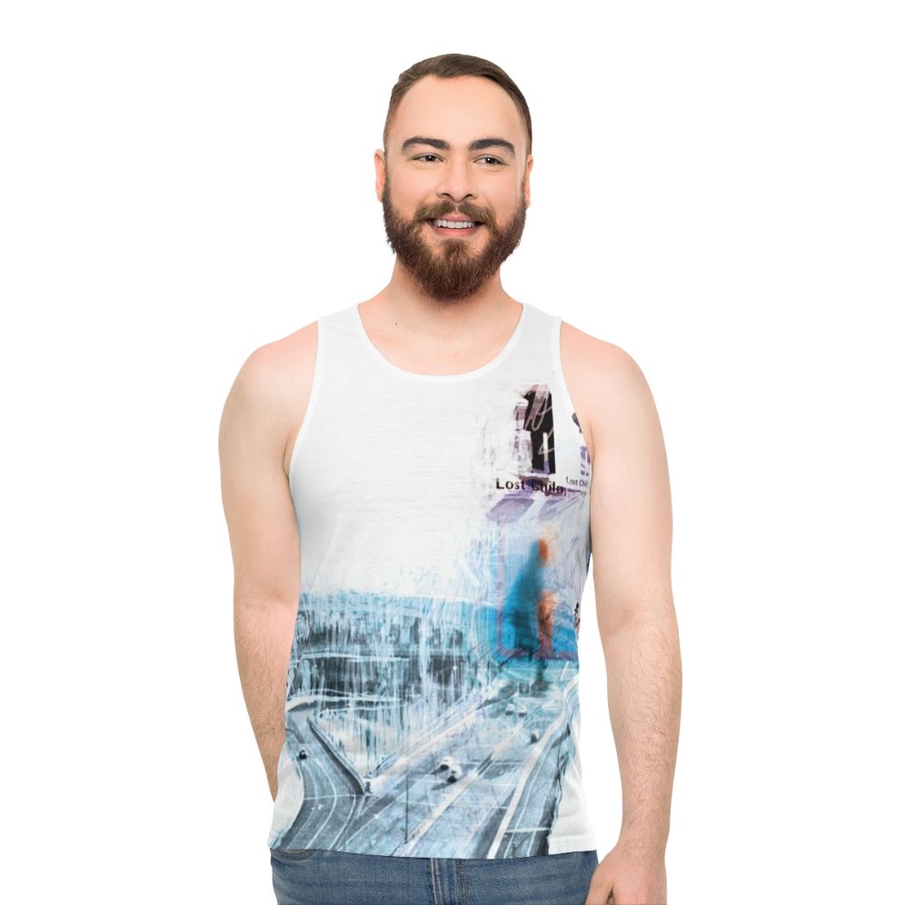 Unisex Ok Computer inspired graphic tank top