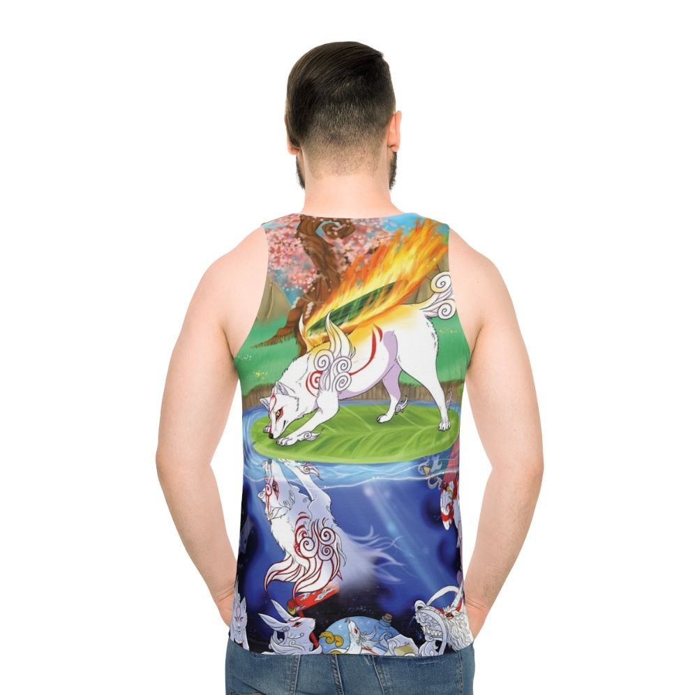 Unisex wolf-themed tank top with "More Than It Seems" graphic