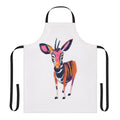 Okapi Animals Apron - Preserve Endangered Zebra-Deer Species