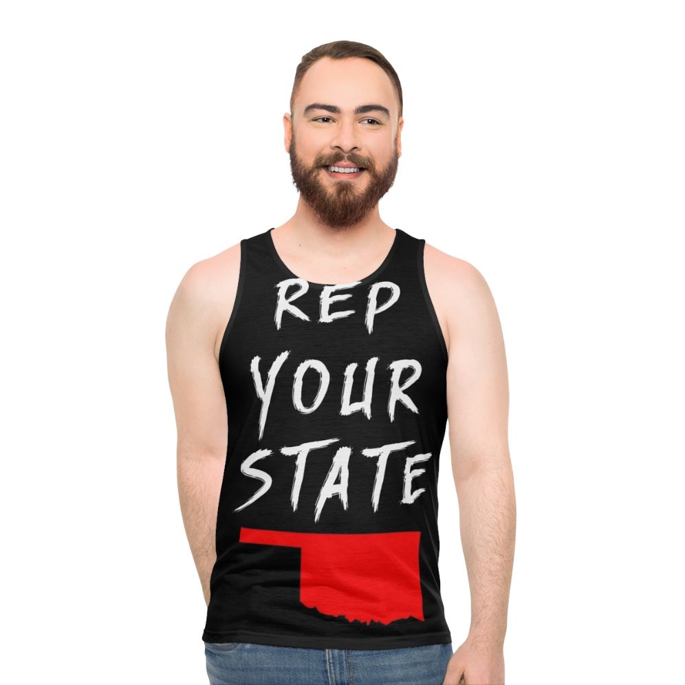 Oklahoma state pride unisex graphic tank top