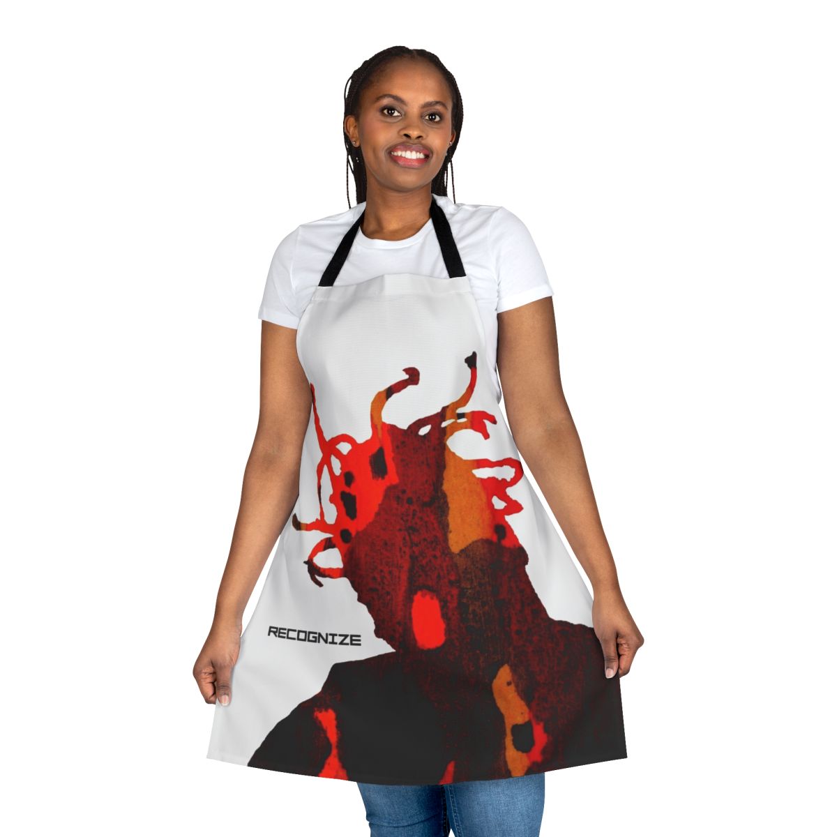 Ol Dirty Bastard-inspired apron with graphic design
