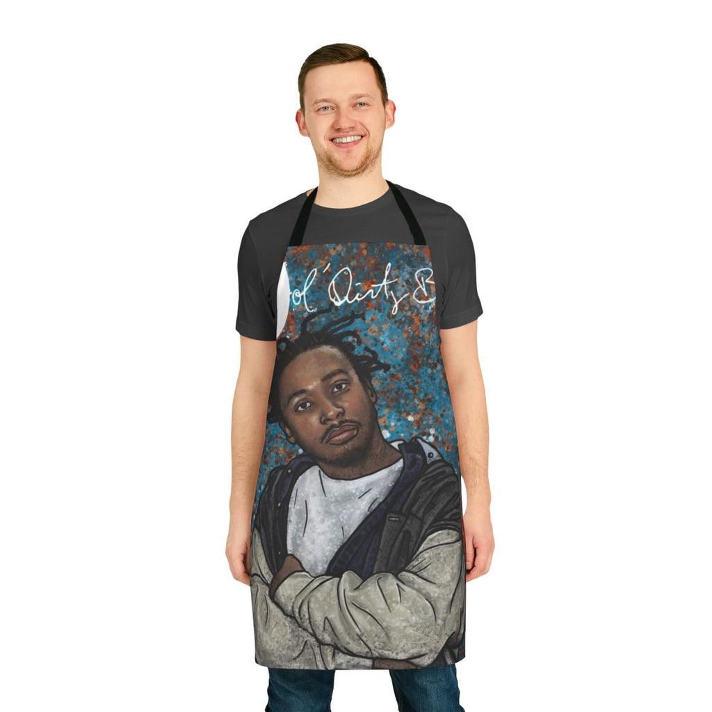 Ol' Dirty Bastard inspired graffiti print apron