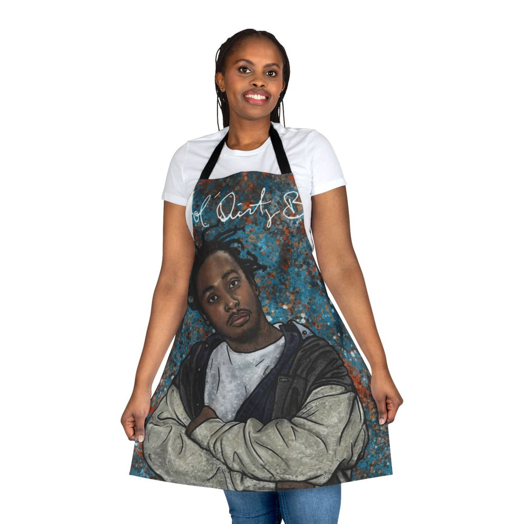 Ol' Dirty Bastard inspired graffiti print apron