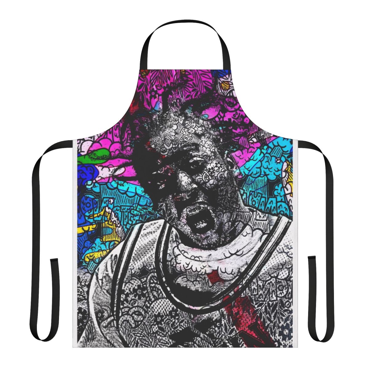 Ol' Dirty Inspired Graffiti Print Apron