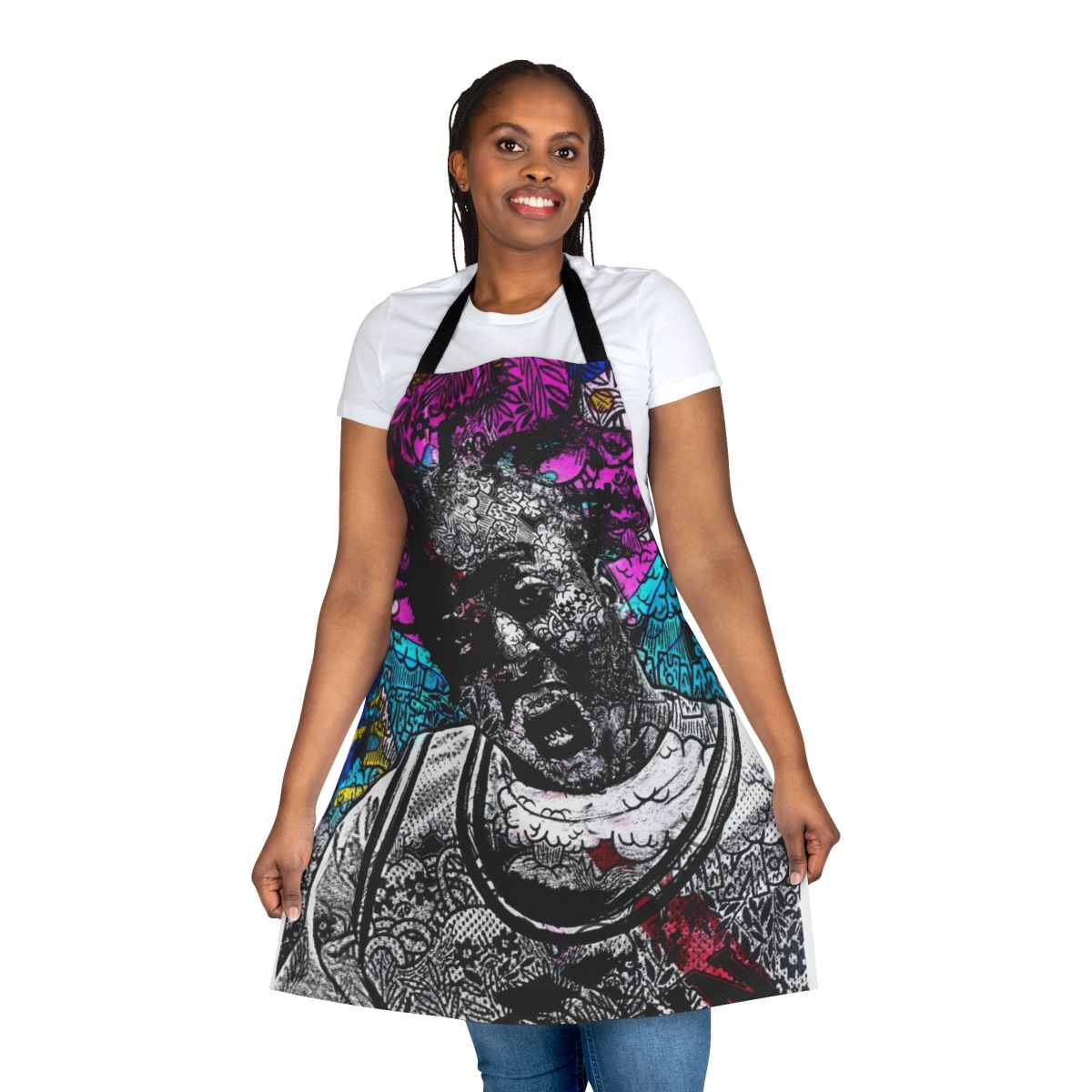 Ol' Dirty Inspired Graffiti Print Apron