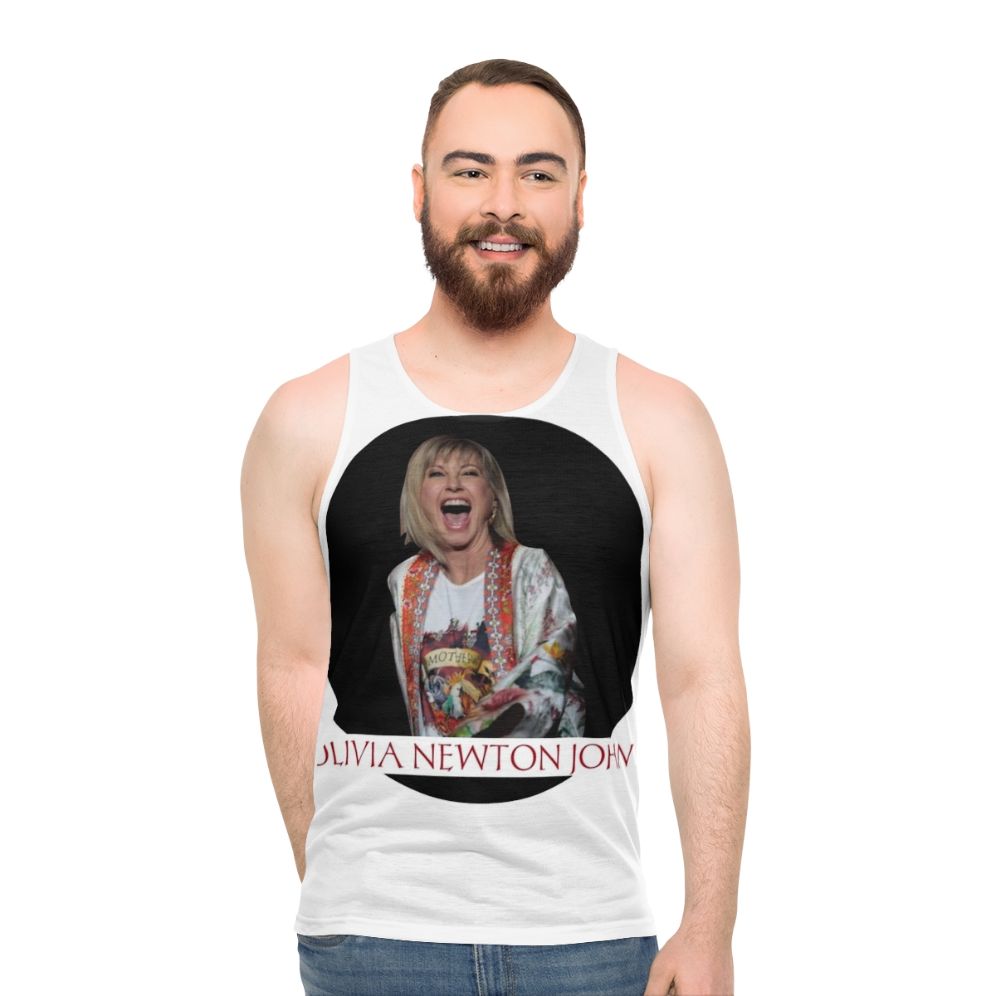 Olivia Newton-John Unisex Retro Tank Top