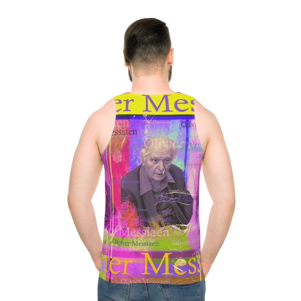 Olivier Messiaen composer portrait unisex tank top