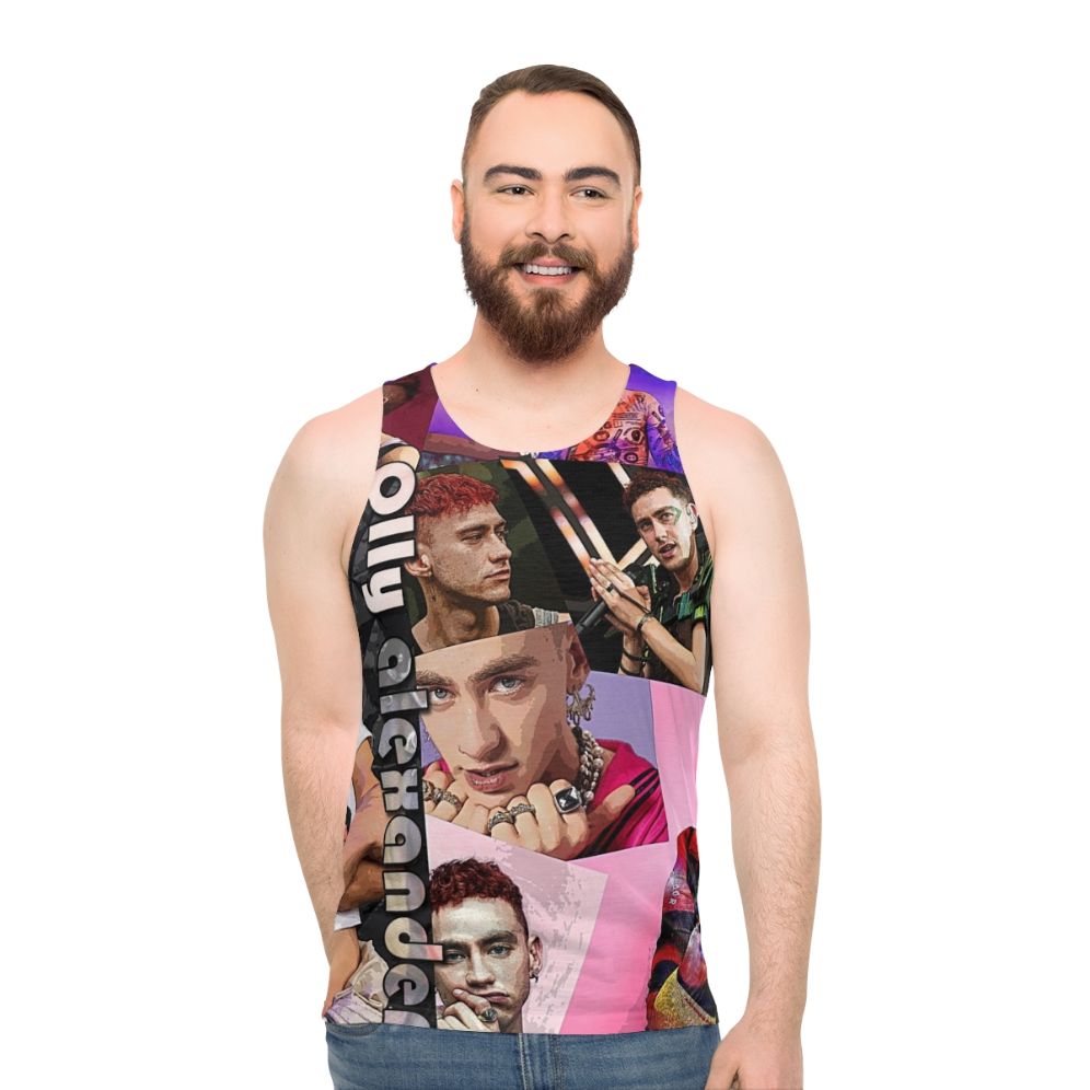 Olly Alexander Unisex Tank Top with Collage Graphic
