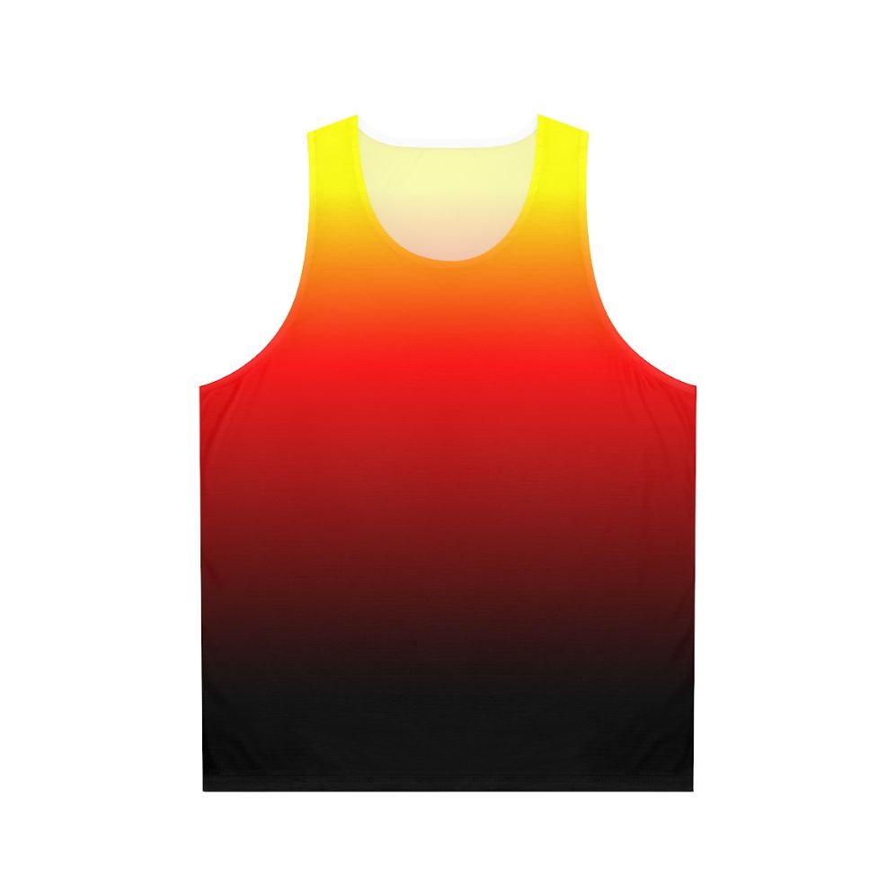 Ombre sunset unisex tank top