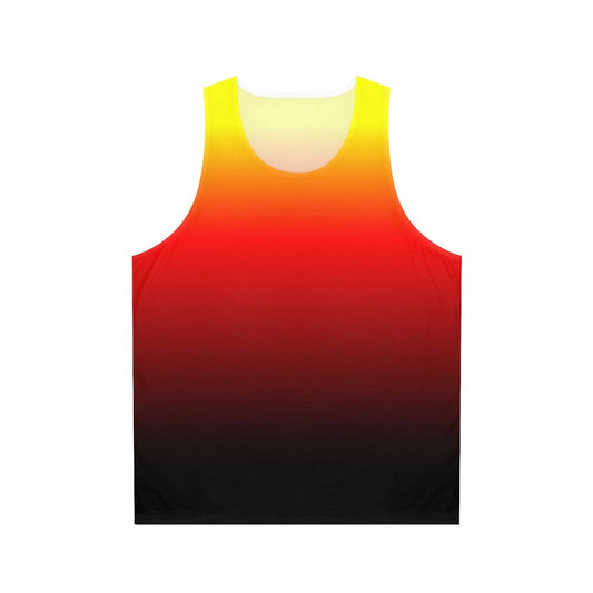 Ombre sunset unisex tank top
