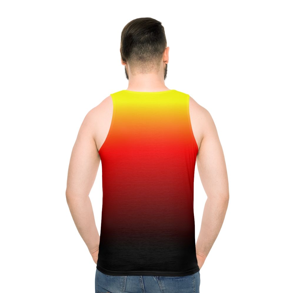 Ombre sunset unisex tank top