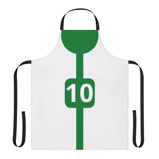 Omniverse-Inspired Graphic Apron Featuring Ben 10 Characters and Symbols