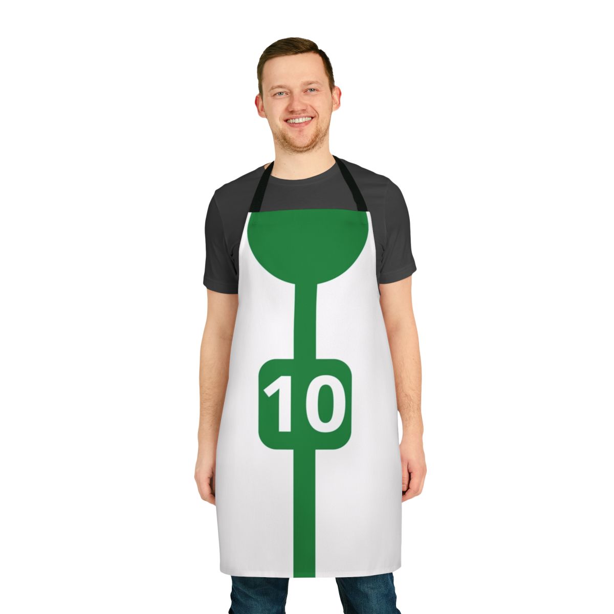 Omniverse-Inspired Graphic Apron Featuring Ben 10 Characters and Symbols