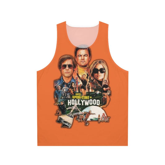 Unisex tank top featuring Quentin Tarantino's "Once Upon a Time in Hollywood" design
