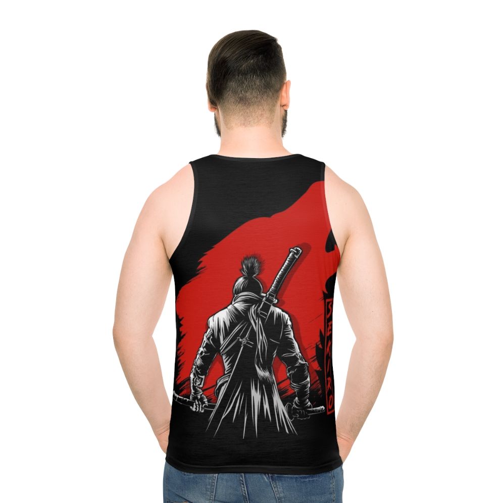 One armed wolf sekiro inspired unisex tank top
