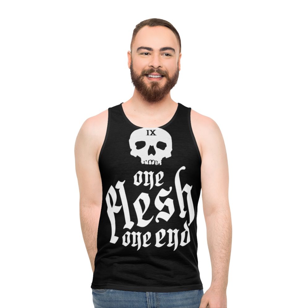 One Flesh Unisex Tank Top featuring Gideon the Ninth characters