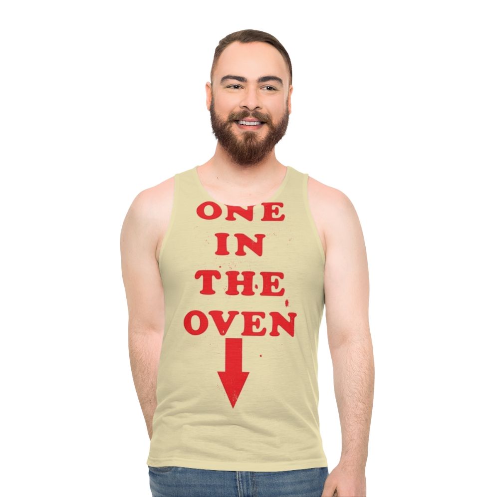 One In The Oven Maternity Unisex Tank Top