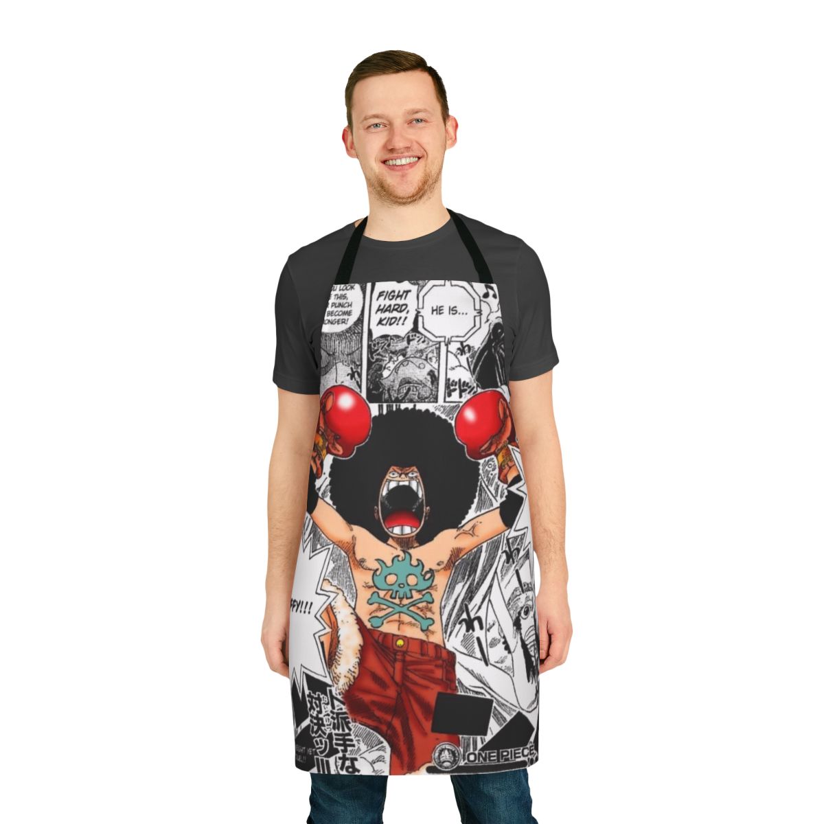 One Piece Luffy Inspired Apron