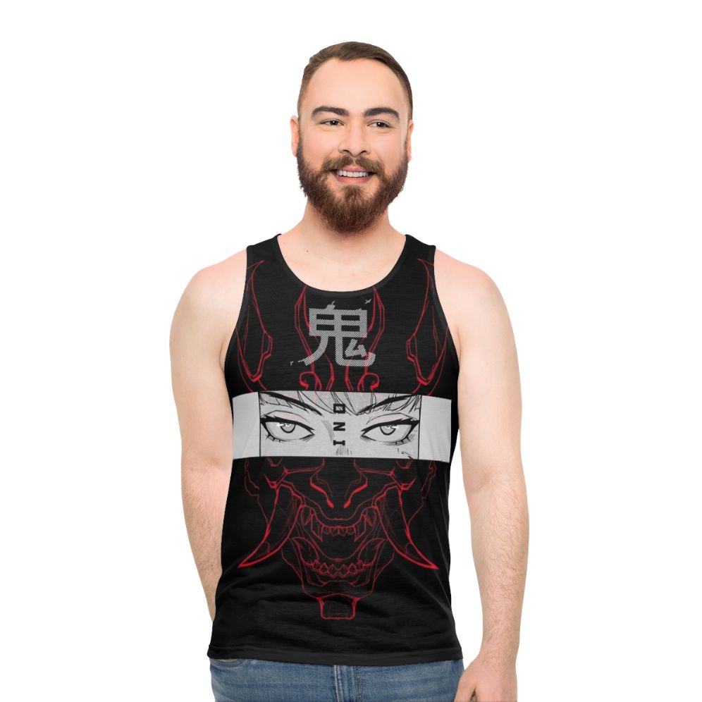 Oni Japanese Cyberpunk Unisex Tank Top