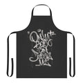 "Only God Can Judge Me" rap-inspired apron featuring 2pac, Tupac, and hip hop design elements