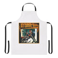Onyeabor-inspired atomic bomb graphic printed on a durable, high-quality apron