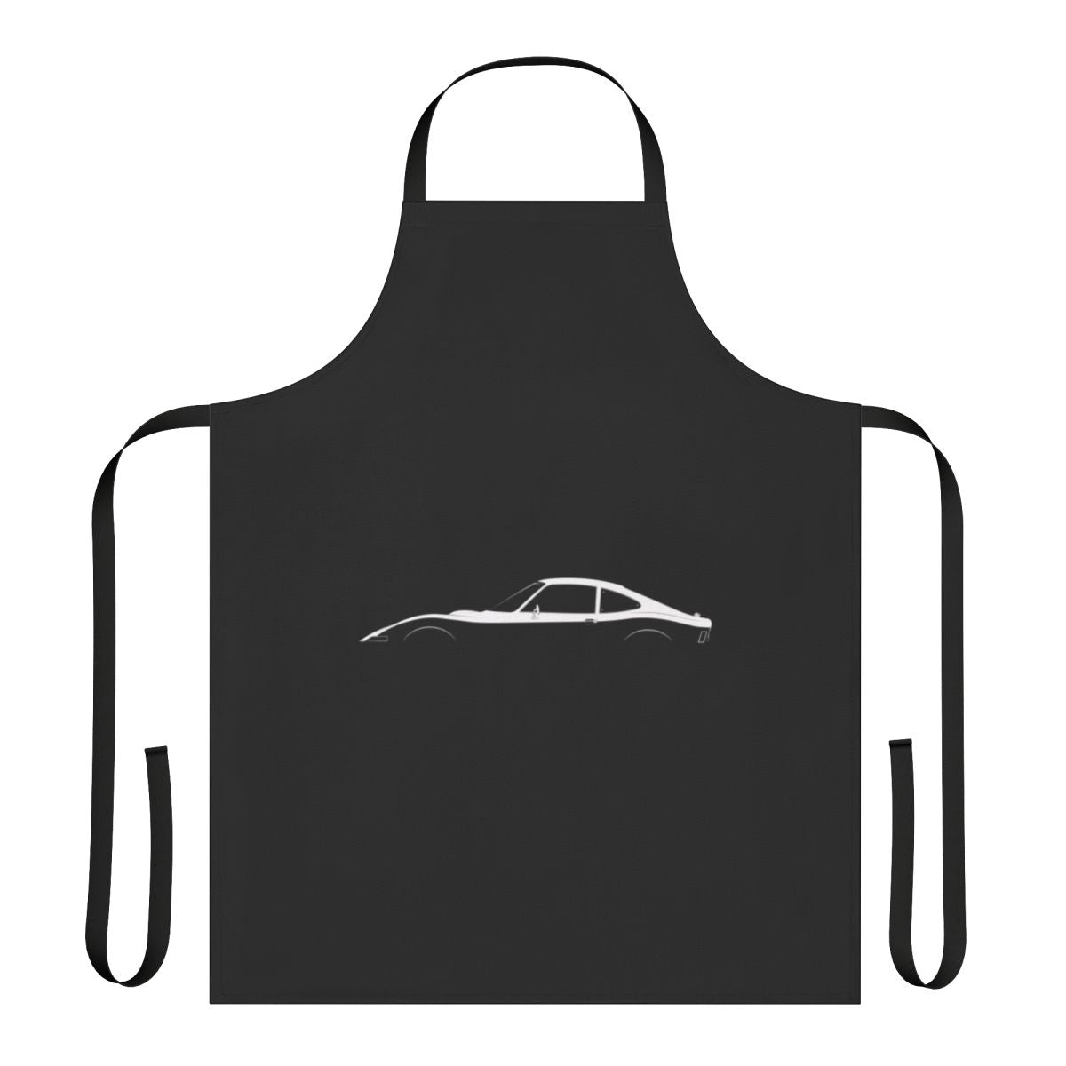 Opel GT-inspired automotive apron featuring a sleek side profile design