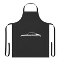 Opel Kadett GTE sports car silhouette outline design on an apron