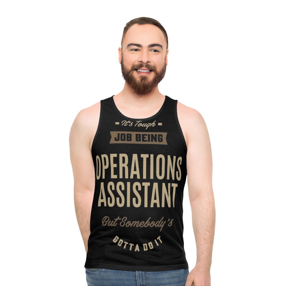 Operations Assistant Unisex Tank Top