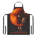 Oppenheimer-inspired apron featuring the film's characters and aesthetic