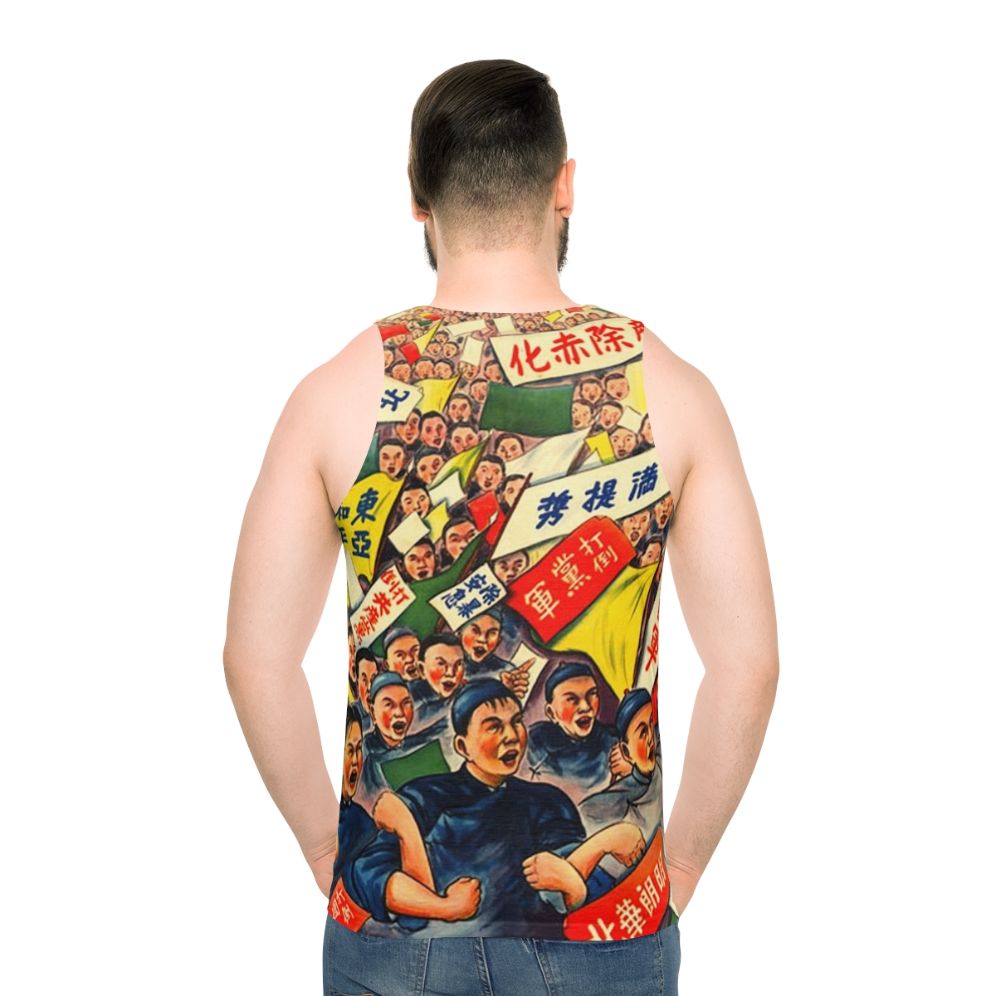 Anti-communism unisex tank top for political protest