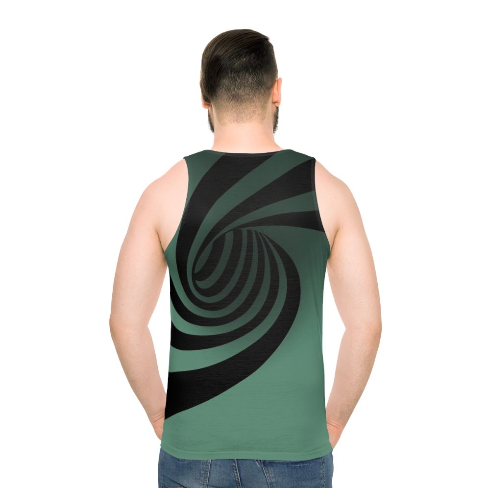 Optical Illusion Geometric Pattern Unisex Tank Top