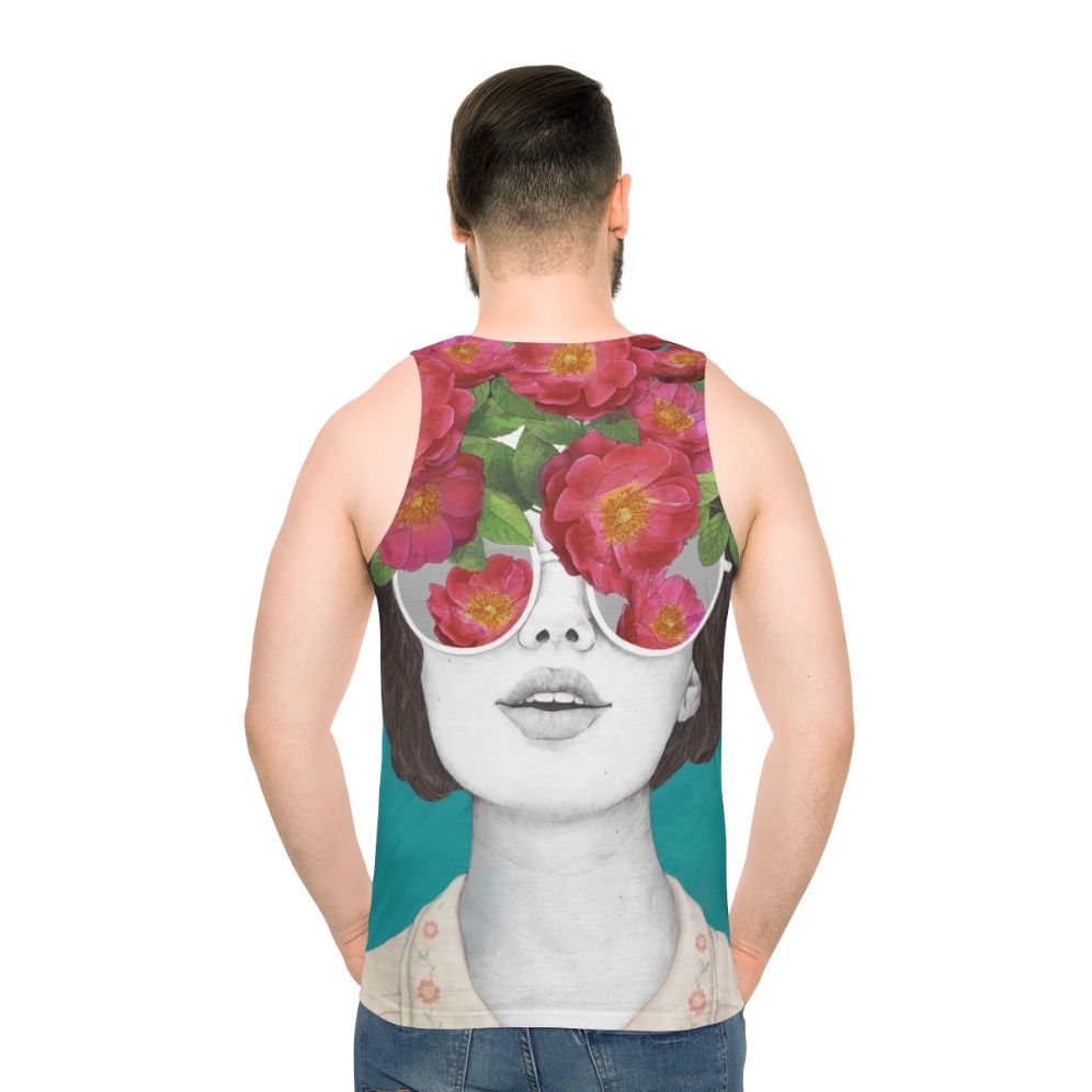 Optimist Rose Tinted Glasses Unisex Tank Top