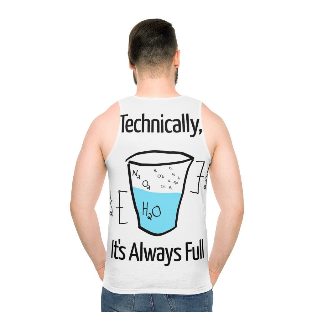 Optimistic science unisex tank top