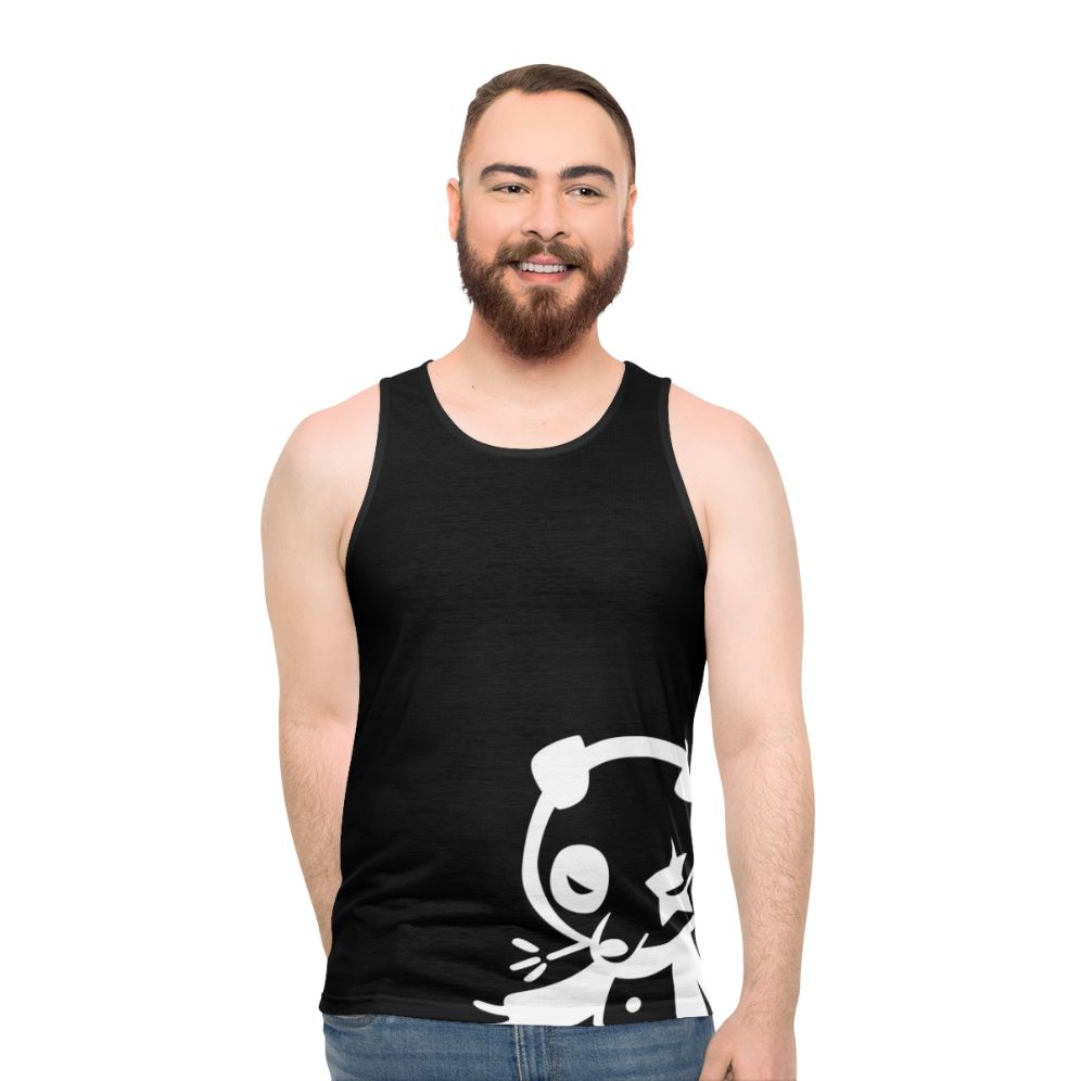 Oregairu Anime Unisex Tank Top with Pan San Design