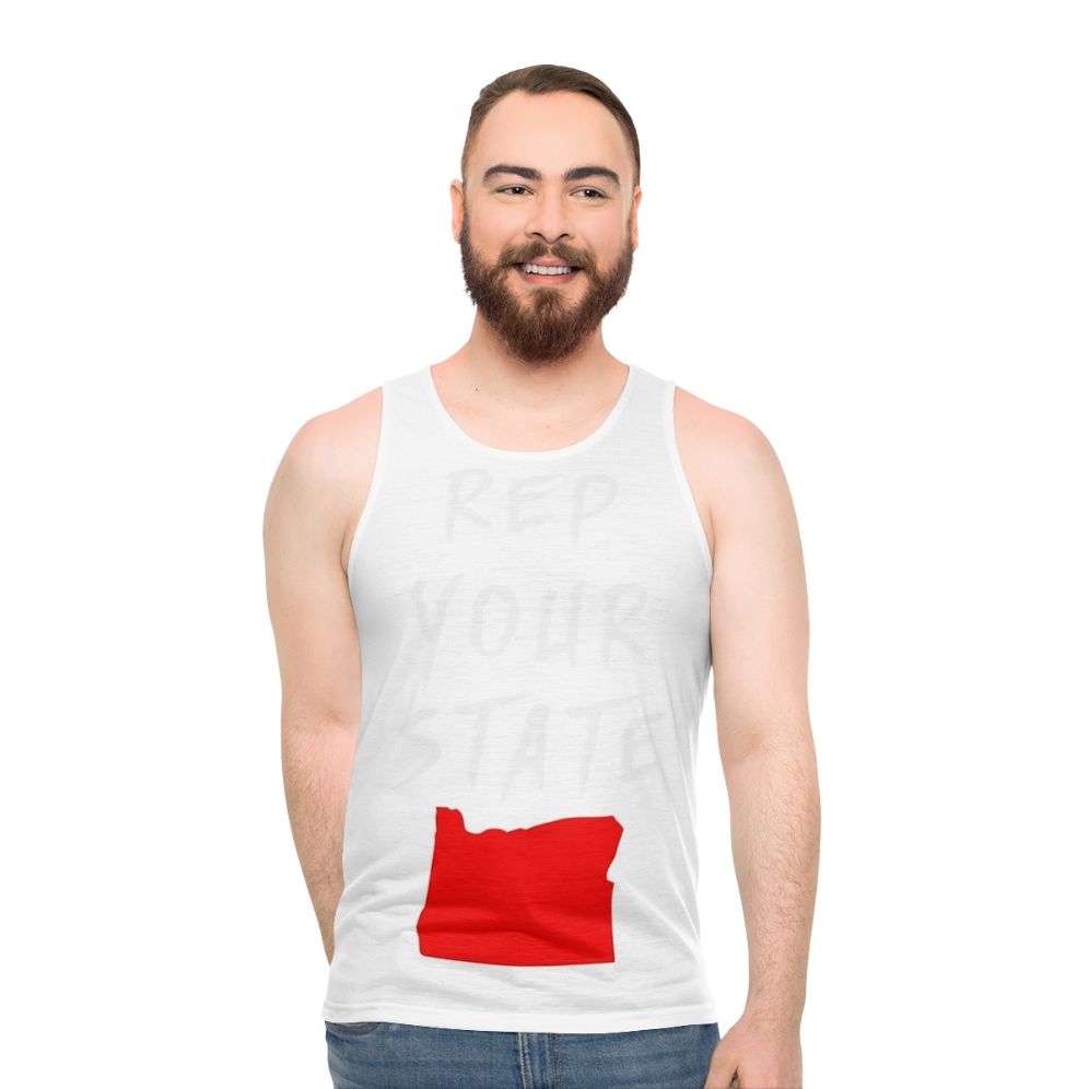 Oregon state pride unisex tank top