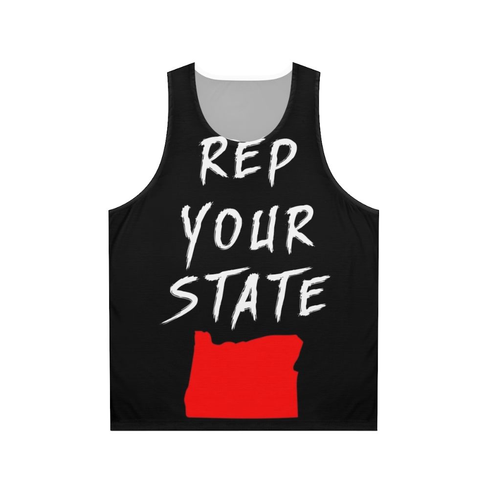 Unisex Oregon state pride exercise tank top