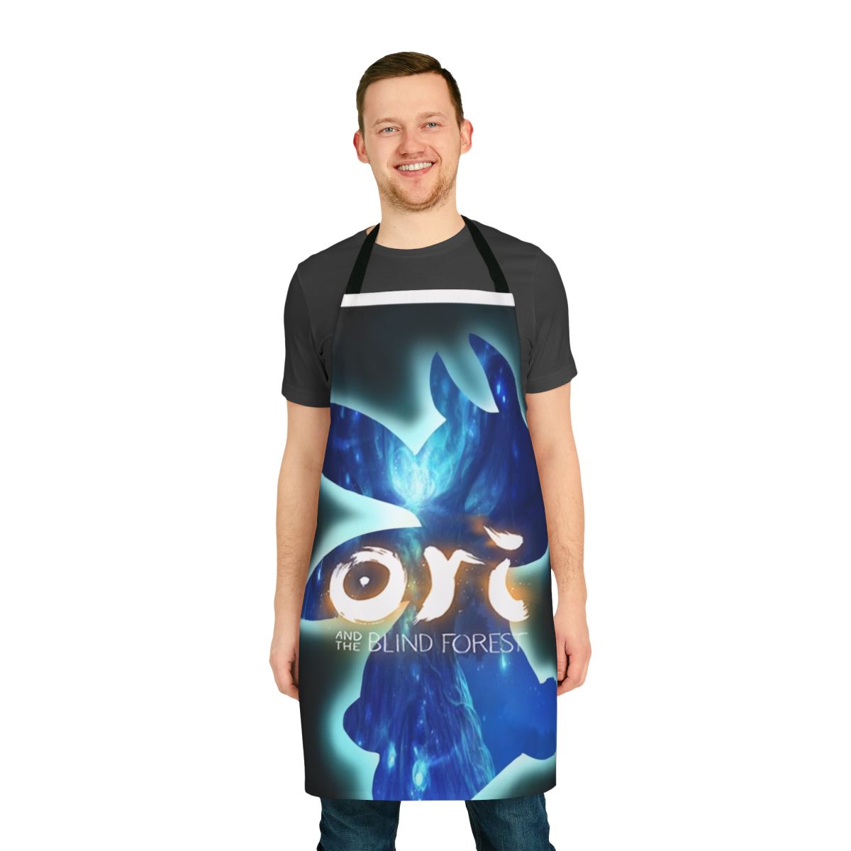 Ori and the Blind Forest inspired fantasy gaming apron