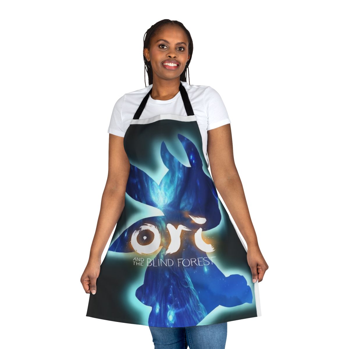 Ori and the Blind Forest inspired fantasy gaming apron